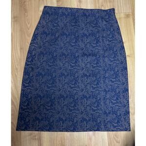 Vintage Women's Alanni by Donny Brook Paisley Tapestry Skirt Size 8 Midi